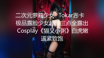 二次元萝莉少女✿Tokar浵卡✿极品露脸少女超淫三点全露出 Cosplay《猫又小粥》白虎嫩逼紧致饱