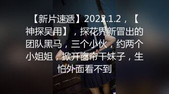 【新片速遞】2022.1.2，【神探吴用】，探花界新冒出的团队黑马，三个小伙，约两个小姐姐，掀开窗帘干妹子，生怕外面看不到