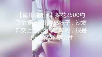 【雀儿满天飞】探花2500约了个颜值不错性感妹子，沙发口交上位骑坐一直呻吟，很是诱惑喜欢不要错过