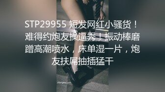 STP29955 短发网红小骚货！难得约炮友操逼秀！振动棒磨蹭高潮喷水，床单湿一片，炮友扶屌抽插猛干